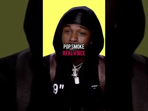 Rappers real voice vs their rapping voice pt.3 🗣🎶 #rap #popsmoke #shorts