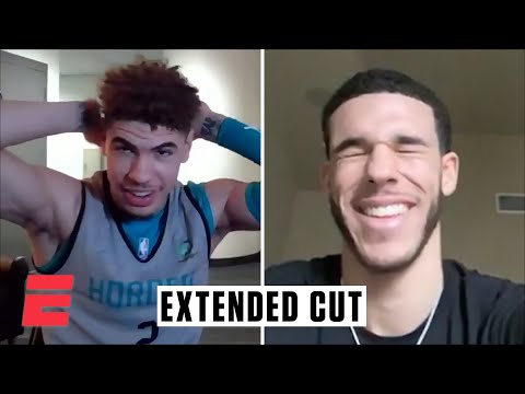 拉梅洛和朗佐-波爾的對話（延長版）｜NBA on ESPN (A conversation with LaMelo and Lonzo Ball (Extended Cut) | NBA on ESPN)