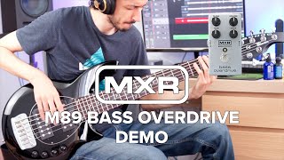 Video thumbnail for MXR M89 Bass Overdrive Pedal Demo by Bass Series