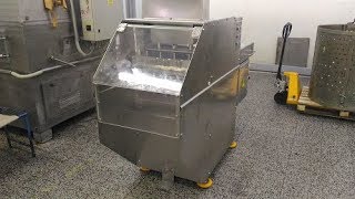 видео товара Установка гильотинной резки мясных блоков (производство)