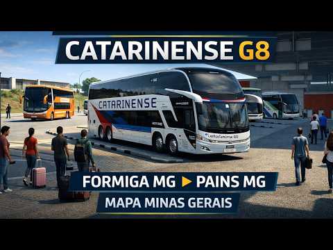 VIAGEM REALISTA MB 1800 8x4 | FORMIGA MG ➝ PAINS MG | MAPA MINAS GERAIS ETS2