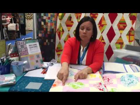 Free-motion quilting tip: combining motifs