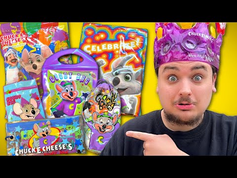 I Bought EVERY Chuck E. Cheese Birthday Goody Bag