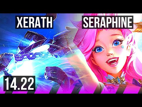 XERATH & Jhin vs SERAPHINE & Ashe (SUP) | 0/1/5 | KR Master | 14.22