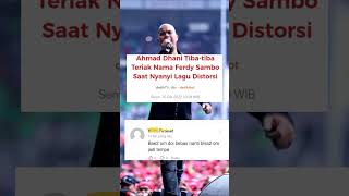 Download lagu Ahmad Dhani Tiba-Tiba Teriak Nama Ferdy Sambo Saat Nyanyi Lagu Distorsi mp3