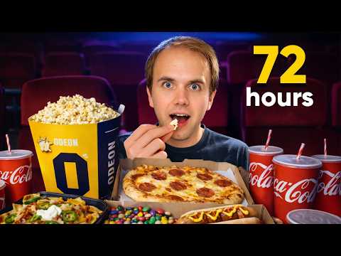 I Only Ate Movie Theatre Food for 72 Hours