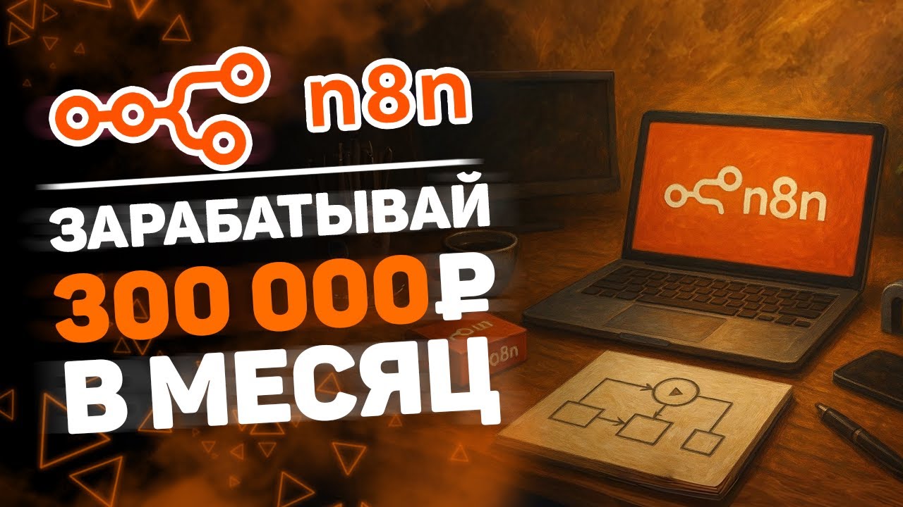💰 Освой n8n и зарабатывай 300 000₽ в месяц