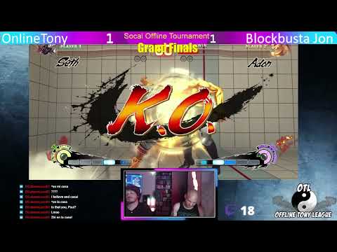 USF4 - OTL Tournament - GRAND FINALS: OnlineTony (Seth) vs Blockbuster Jon (Adon)