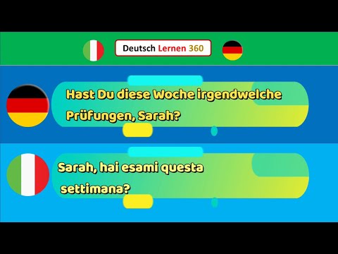 Italienisch lernen für Anfänger - deutsch de it 5