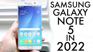 Video thumbnail for Samsung Galaxy Note 5 In 2022! (Review) by Simple Alpaca