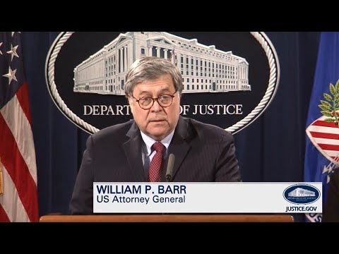 Attorney General Barr & DOJ leadership speak on Mr. George Floyd and Civil Unrest