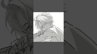 闇ノシュウくんのFA描く☯️☯️　 i draw #YaminoArt