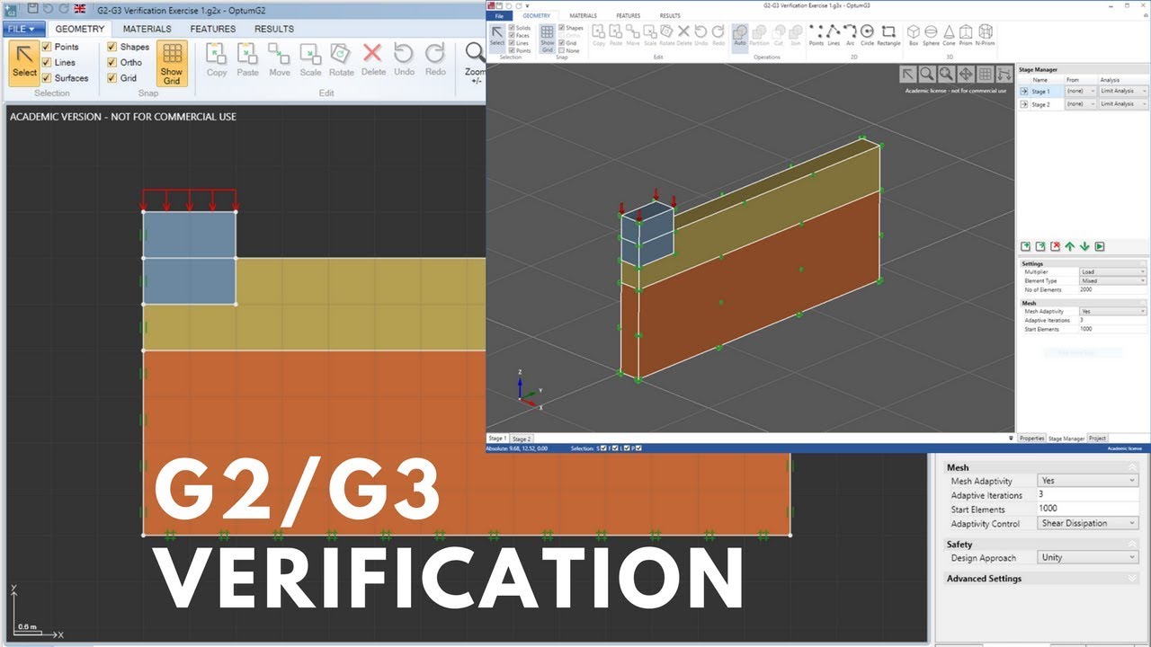 G2/G3 Verification Exercise 1