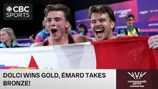 Felix Dolci and William Émard secure a DOUBLE podium performance in the men's horizontal bar final