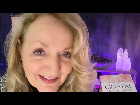 ASMR The Lady at the Crystal Shop Cleanses Your Energy with Tarot and Crystals 🔮
