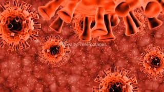 COVID-19 Corona Virus Animated Background video | Coronavirus outbreak 2020 | Royalty Free Footages