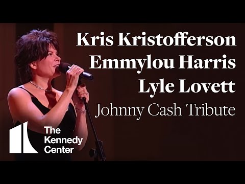 Kris Kristofferson, Lyle Lovett, Emmylou Harris (Johnny Cash Tribute) - 1996 Kennedy Center Honors