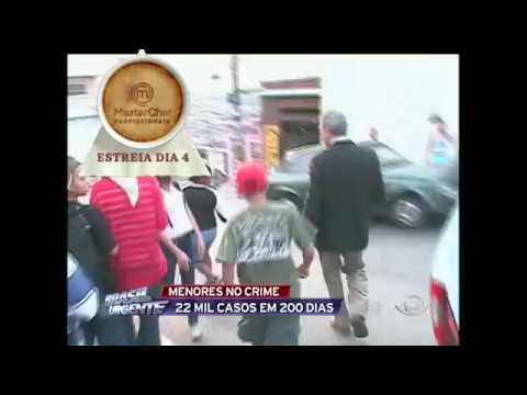 Menores infratores fazem carreira no crime