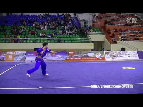 2016 China National Wushu Championship - Men's Double Straightsword - 1st Place - Zhen Haitao