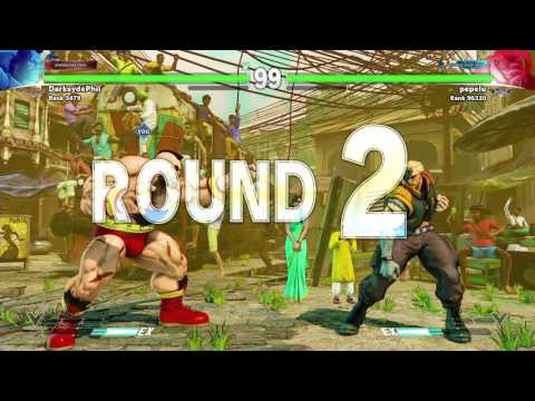 SFV 1st Online Play pt89 - Zangief vs. Nash