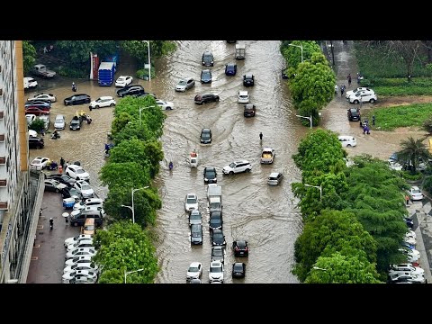 Heavy rainstorms hit south China's Guangdong Province