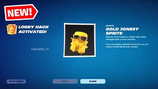 Fortnite 3 NEW Lobby Hack Codes - How to get Gold Jonesy Sprite, 40k XP and Sprite Dust