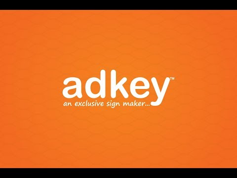 Sign making by adkey project