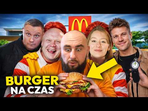 WHO EATS THE LUMBERMAN'S BURGER FASTER WINS! *Strong Team Battle*