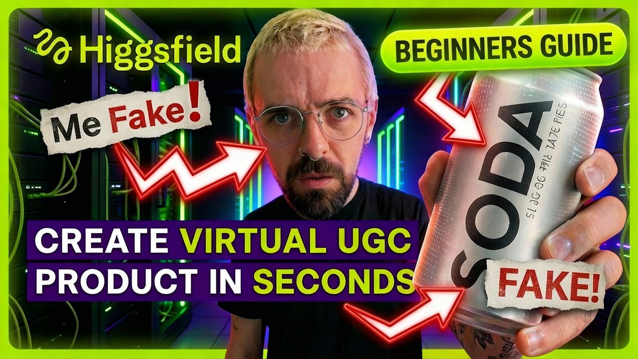 Higgsfield AI Tutorial: Create Viral Commercials & UGC Videos From Text