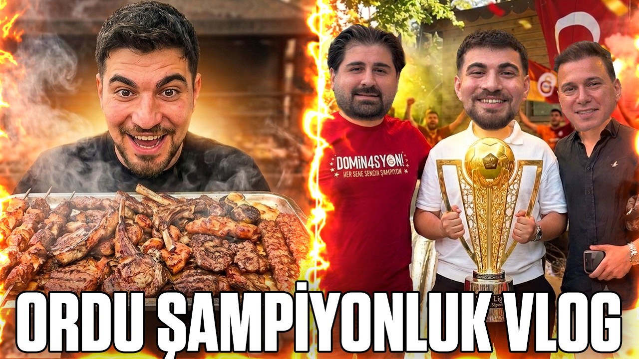 Efsane Mangal Ziyafeti! Ordu’ya Şampiyonluk Kutlamaya Gittik | VLOG @mertkarayalcinn