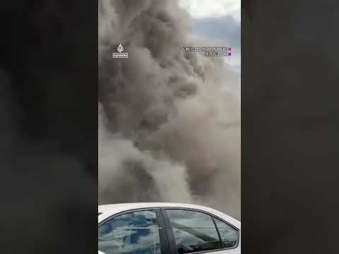 Shoe factory collapses in Czech Republic after massive fire