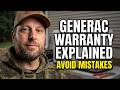 Generac Warranty Mistakes That Cost Homeowners Thousands