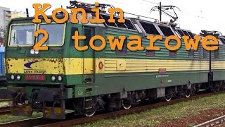 preview picture of video 'Freight trains / Pociągi towarowe Konin'