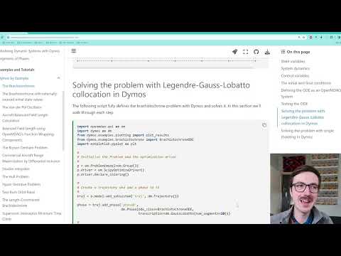 Brachistochrone - Learning Optimal Control with Dymos