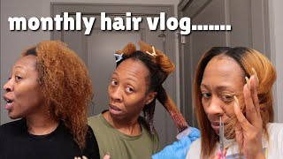 Well...things have changed| Monthly Hair Vlog