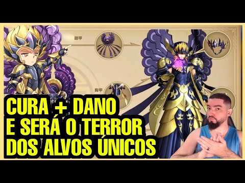 Lançou Cloth Repair Hypnos: Dano, Cura, Controle, Confusão, Buffer e Rápido - Saint Seiya Awakening