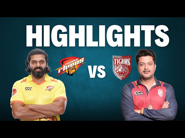 CCL 2025 Match 1 Highlights – Chennai Rhinos vs Bengal Tigers |Cricket Highlights| #A23Rumy #CCL2025 CCL 2025 Match 1 Highlights – Chennai Rhinos vs Bengal Tigers |Cricket Highlights| #A23Rumy #CCL2025