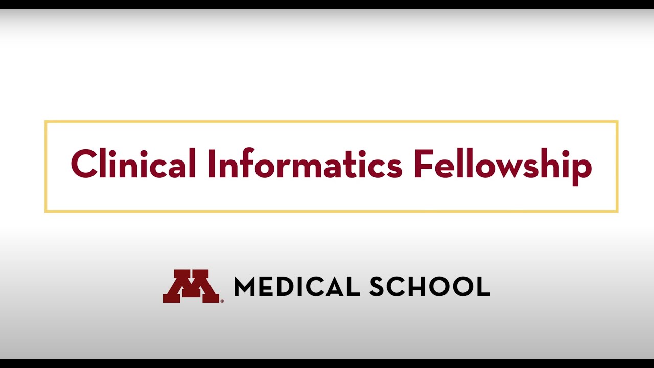 Clinical Informatics Fellowship