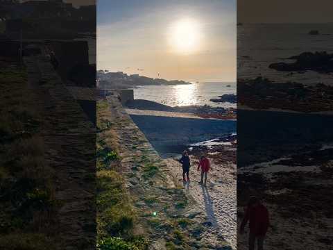 GUERNSEY - Stunning Evening Walk at Cobo Bay #guernsey #channelislands #beach #ocean #sunset