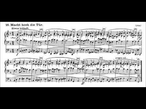 Reger: "Macht hoch die Tür" op. 135a Nr. 16