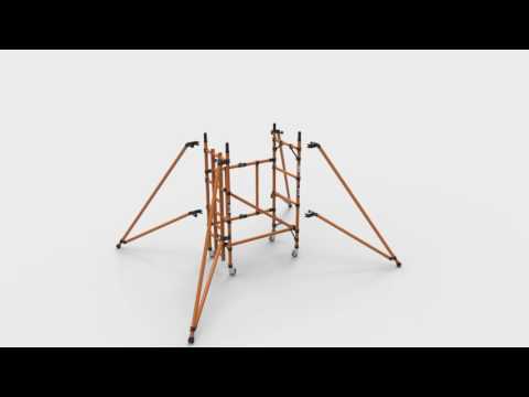 How to assemble a Lyte GRP Folding Tower.