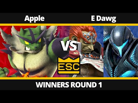 ESC 15 Winners Round 1 - Apple Vs. E Dawg - SSBU Local Tournament