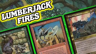 LUMBERJACK FIRES! Premodern Yavimaya Fires & Saproling Burst Beatdown Deck MTG