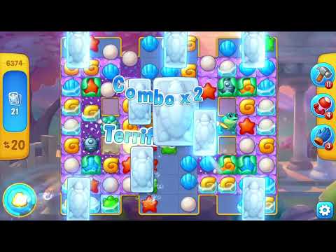 [FISHDOM Walkthrough] Level 6374 Super Hard (Qua màn - Fishdom)