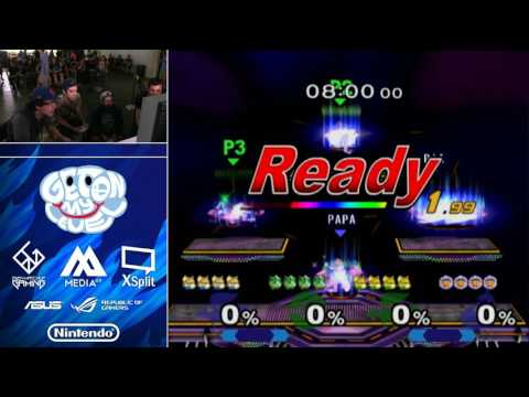 Prince Abu & Mike Haze vs Moky & Fork - GOML 2017 - Melee Doubles Top 16