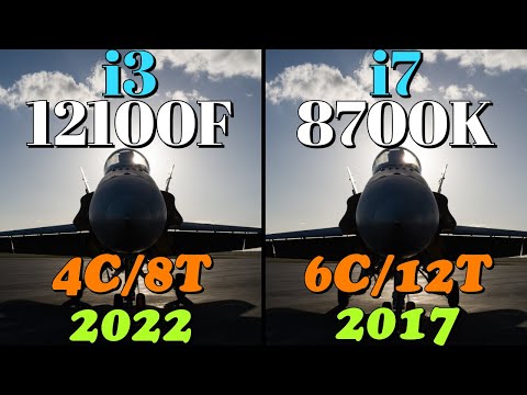 i3 12100F vs i7 8700K - 5 Years Difference?