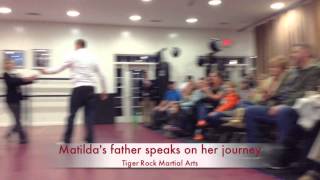 preview picture of video 'Matilda Leonard's Martial Arts Black Belt Speech'