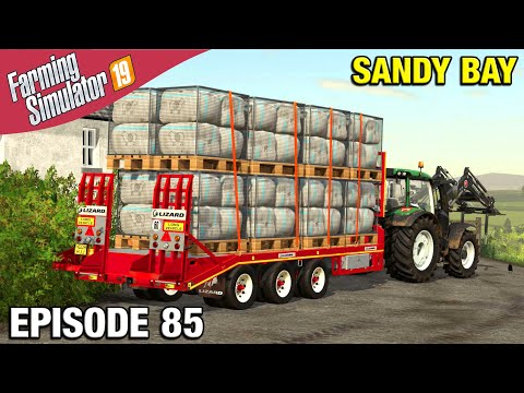 SELLING THE WOOL Farming Simulator 19 Timelapse - Sandy Bay Seasons FS19 Ep 85