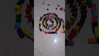 it's domino toppling 😍