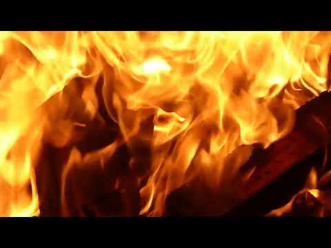 Som de fogo queimando